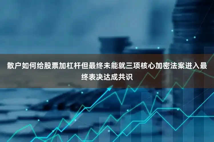 散户如何给股票加杠杆但最终未能就三项核心加密法案进入最终表决达成共识